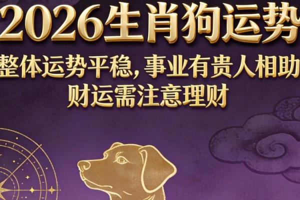 2026正月的狗男2025年运势（吉凶早知道）！